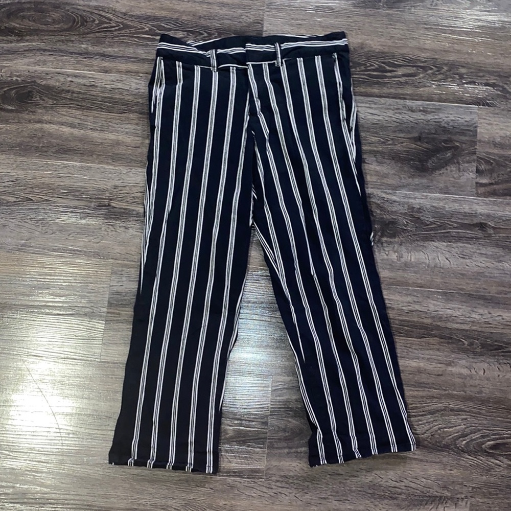 Dark Navy and White, Striped Pants, size 1